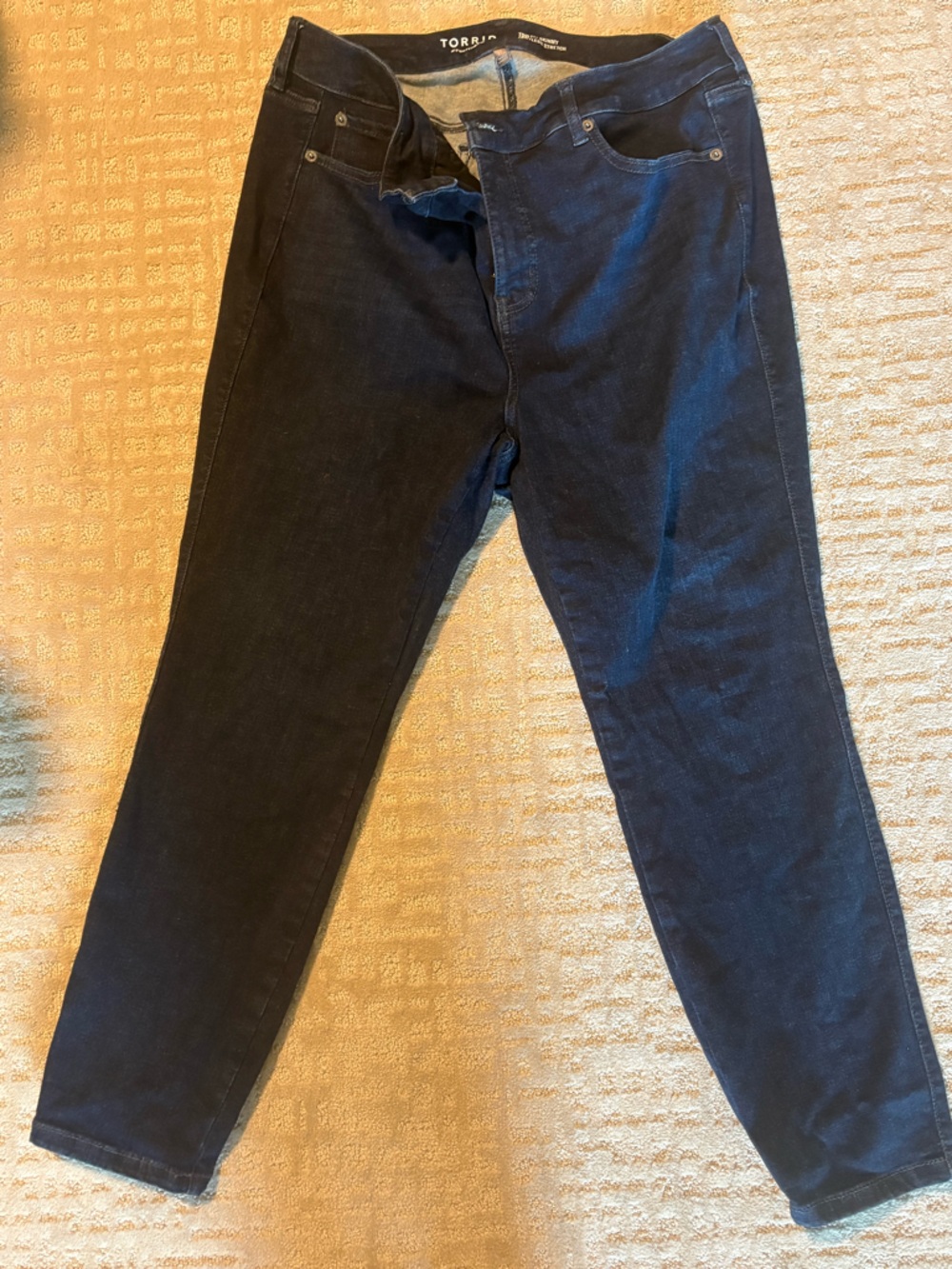 torrid Dark Navy Skinny Jeans, trio sizes